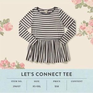 Matilda Jane Let’s Connect Tee, size L
